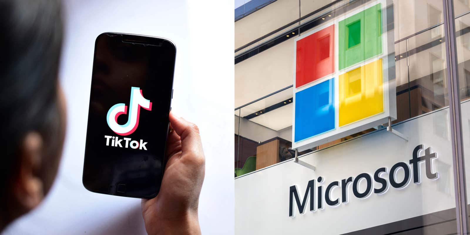 TikTok Microsoft