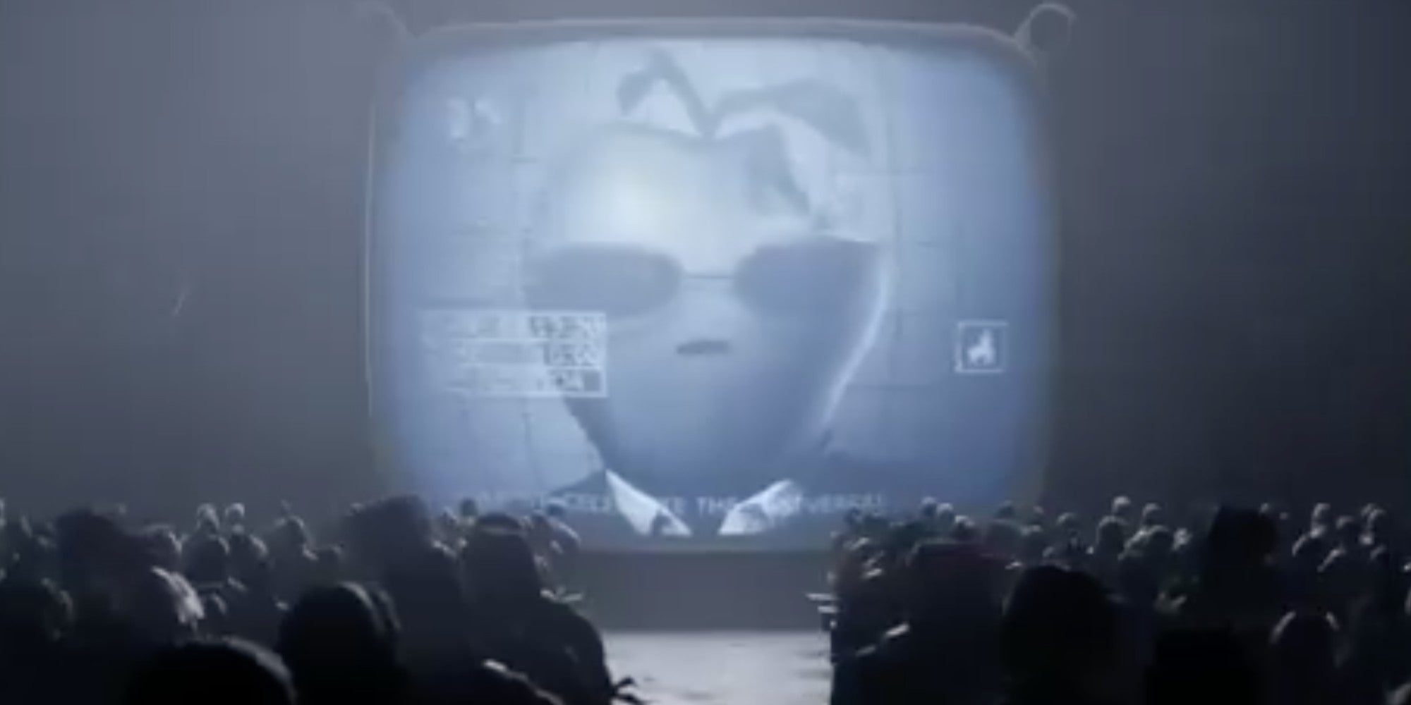 A 1984 commercial parody from Fortnite