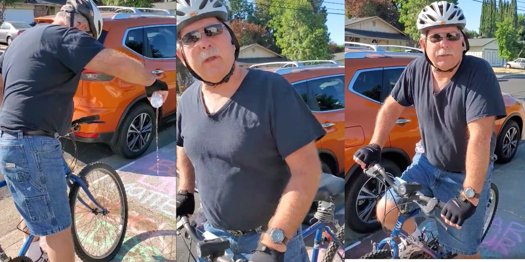 Man Erases 'Black' from Toddler's BLM Chalk Art, Gets Confronted