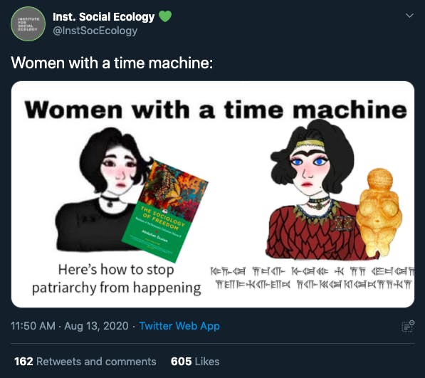 time machine meme patriarchy