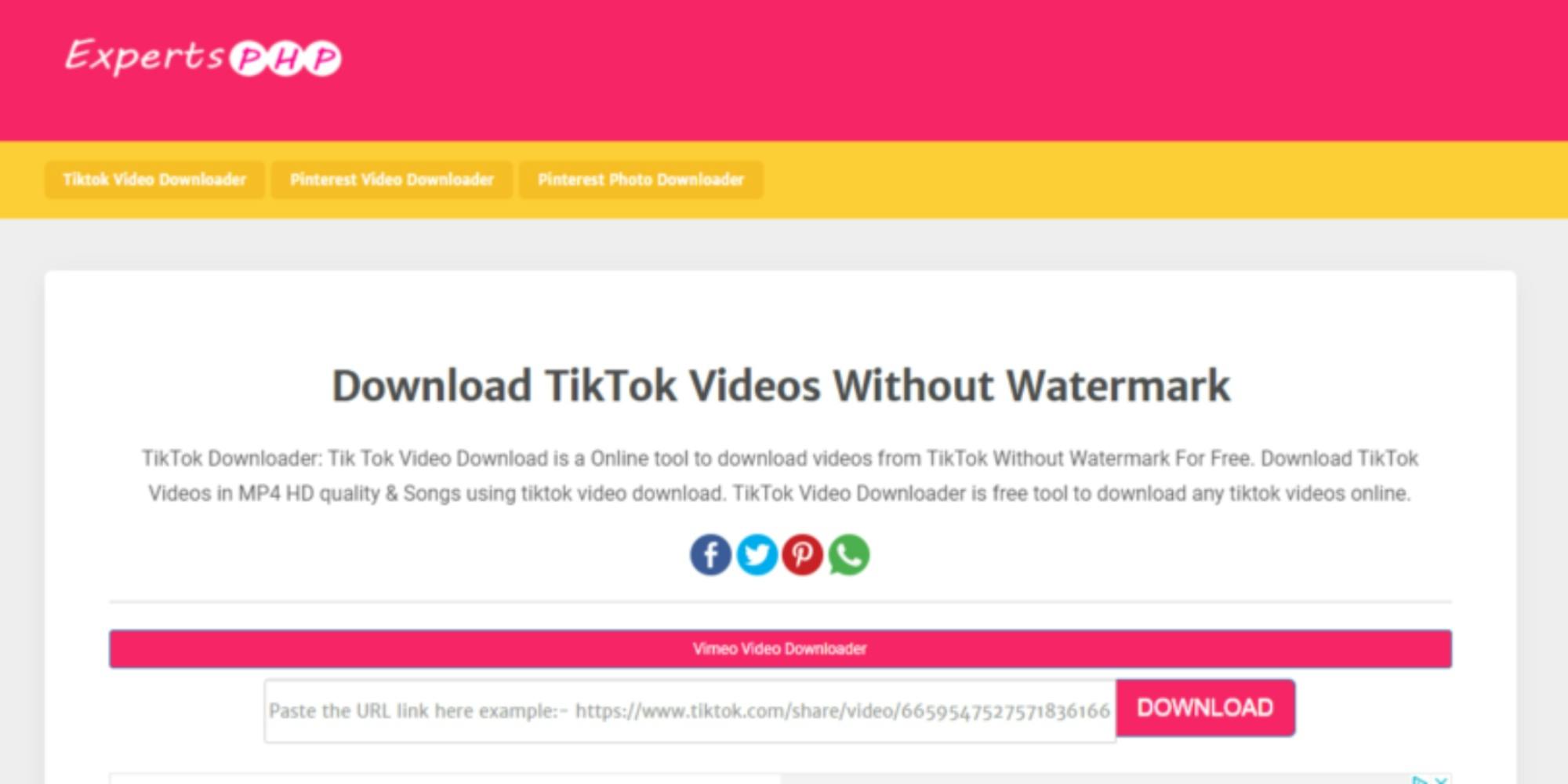 Free TikTok Downloader without Watermark – Download Video TikTok MP4 and  MP3 online