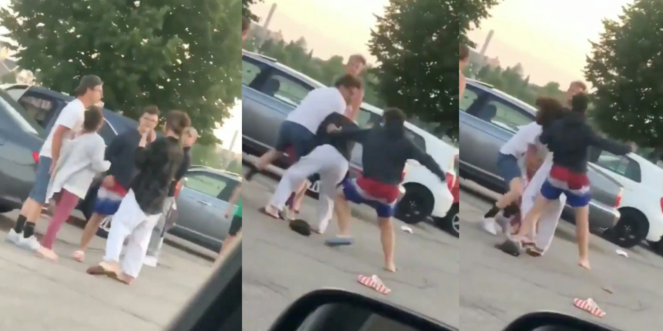 Kyle Rittenhouse punching girl