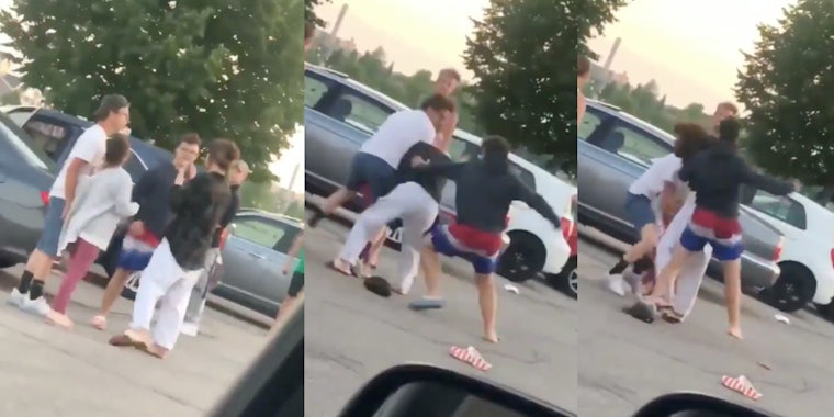 Kyle Rittenhouse punching girl