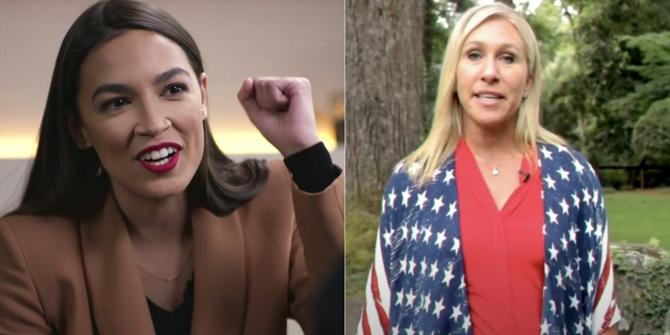 GOP's Marjorie Taylor Greene failed at roasting AOC on Twitter AOC Marjorie Taylor Greene