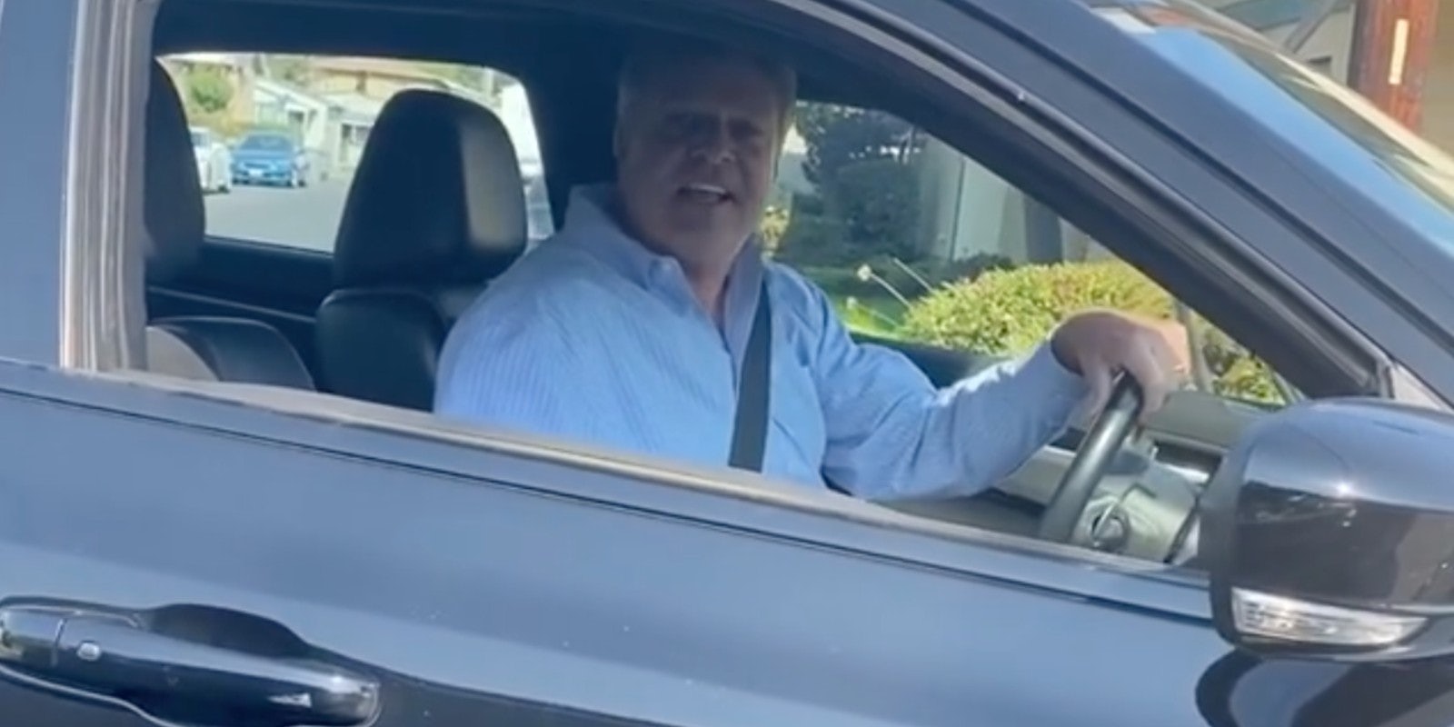 White man who reportedly introduced himself as off-duty cop seen hurling N-word at Black driver