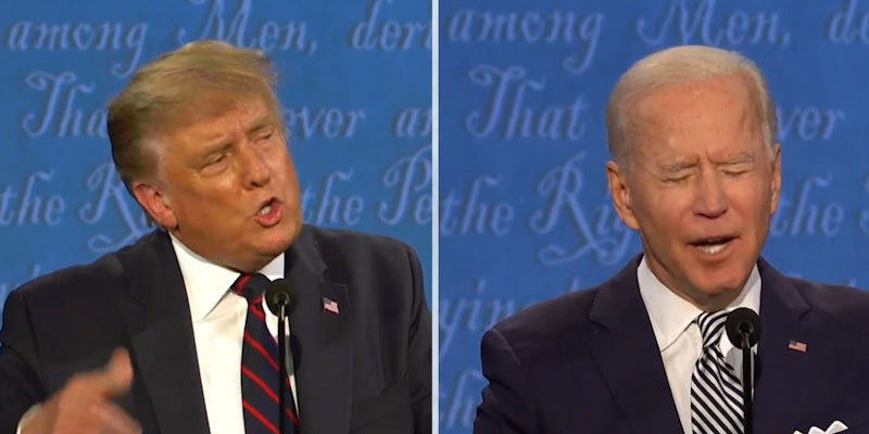 Joe Biden Donald Trump Debate Will You Shut Up Man