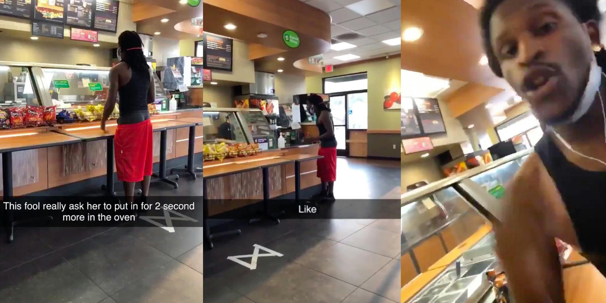 'Rapper Karen' Verbally Abuses Subway Worker as She Makes His Food