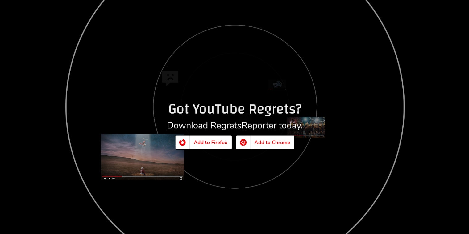 RegretsReporter YouTube Mozilla Browser Extension