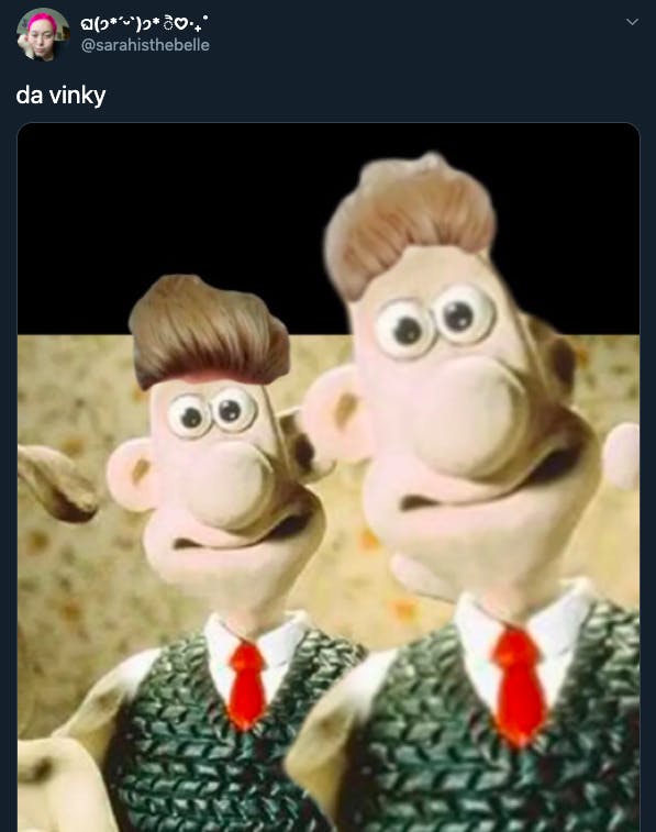 da vinky memes - wallace and gromit