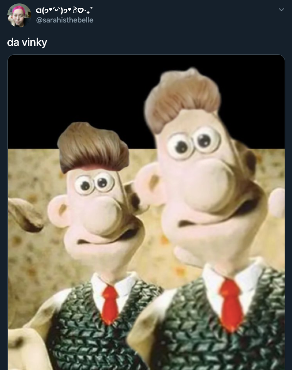 da vinky memes - wallace and gromit