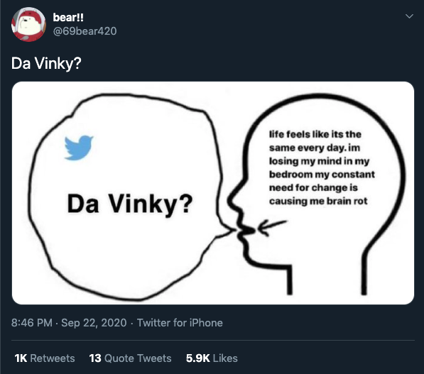 Da vinky memes twitter