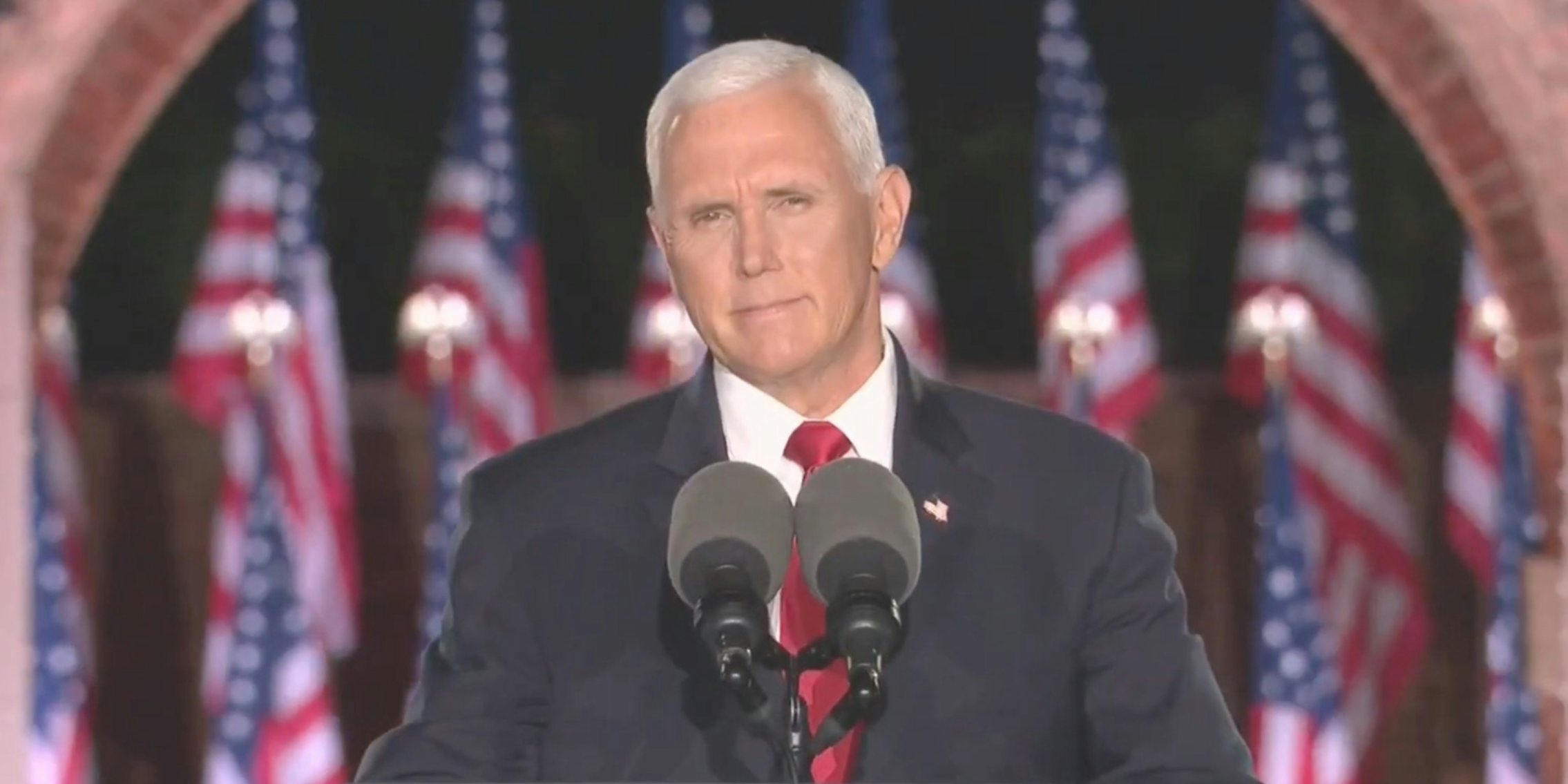 Vice President Mike Pence giving a speech
