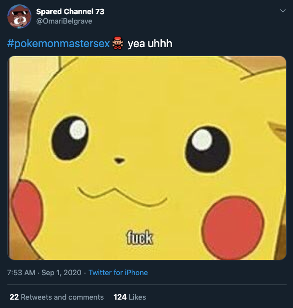 Pokemon Masters Sex Horny Hashtag Celebrates Nintendo Anniversary 