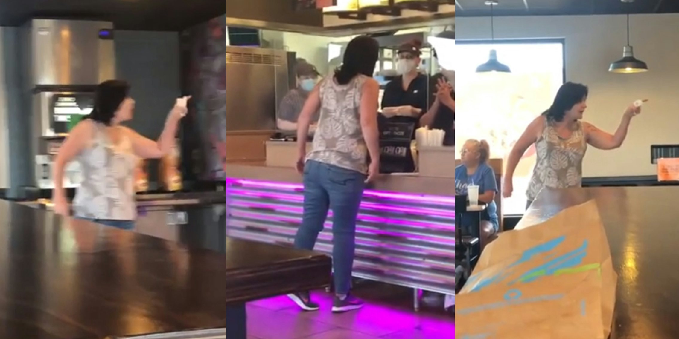 racist woman uses slur in taco bell rant