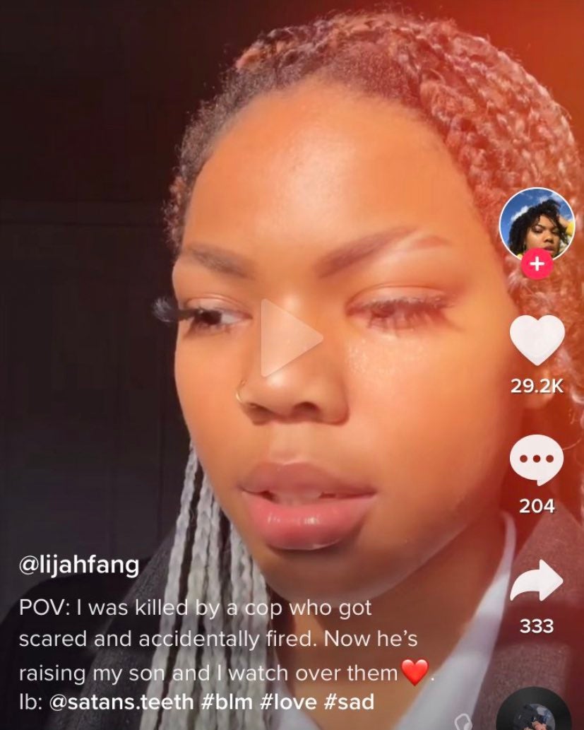 Tiktok Lijah Fang police brutality