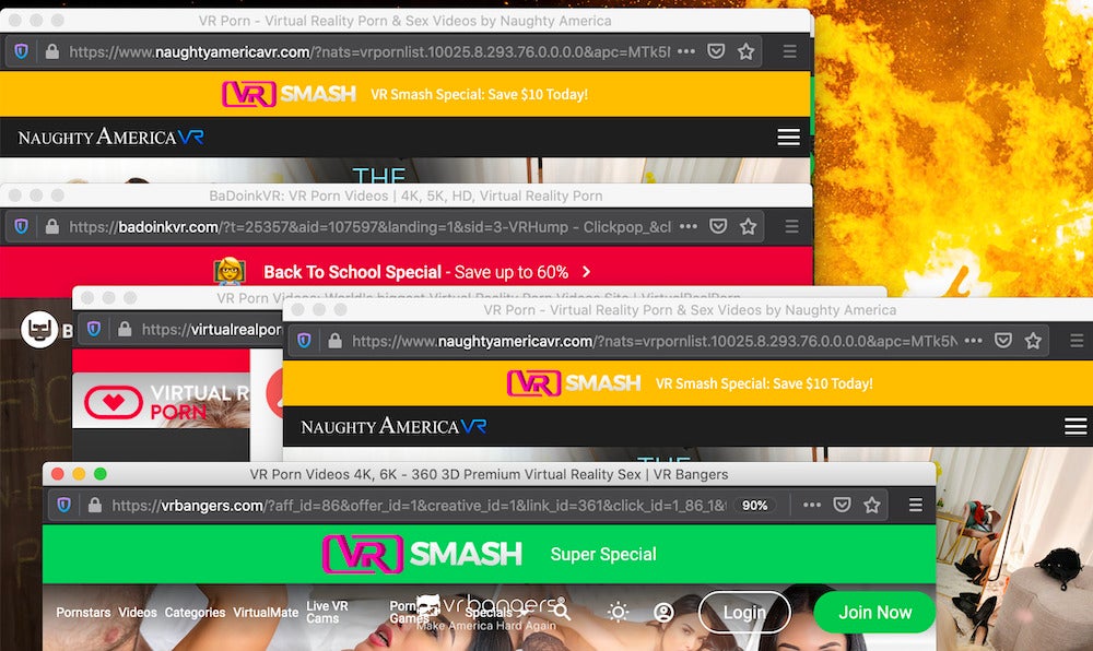 pop up ads
