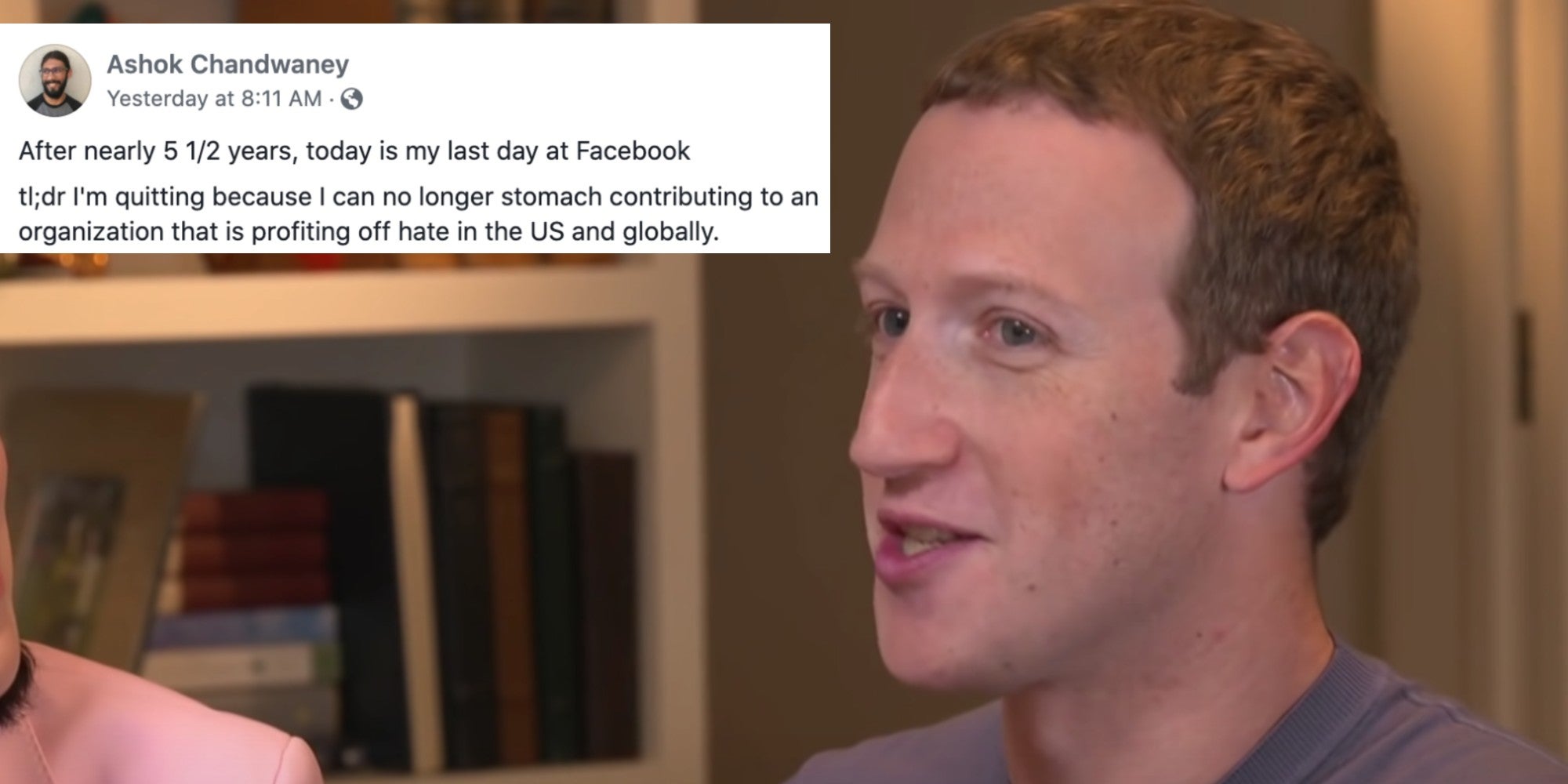 Facebook Engineer Quits In Protest Of Company Profiting Off Hate 