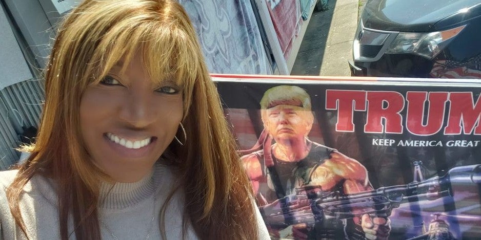 #Black woman who captivated the internet at Trump town hall is a former congressional candidate endorsed by the Proud Boys #Black woman who captivated the internet at Trump town hall is a former congressional candidate endorsed by the Proud Boys