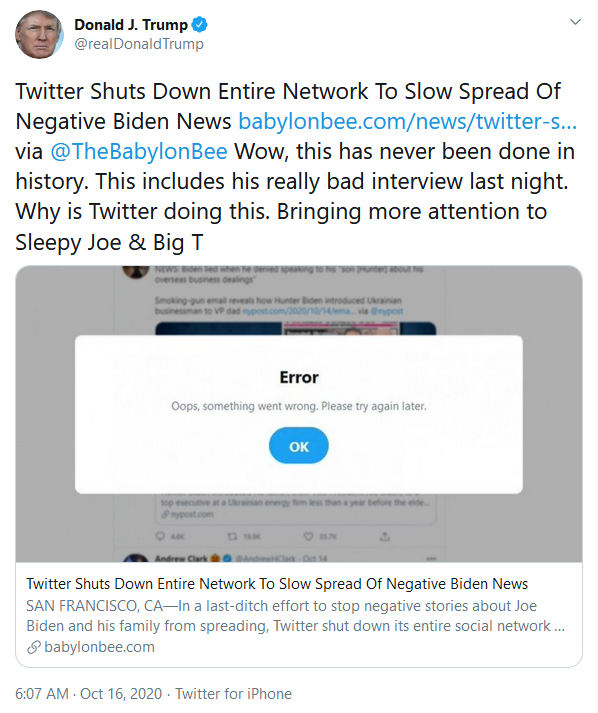 twitter cancels babylon bee