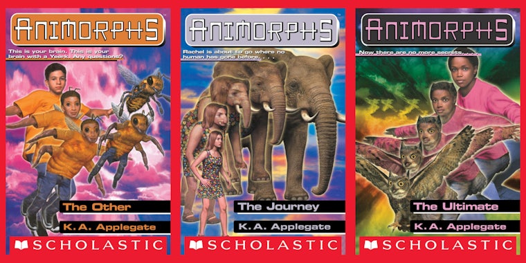 animorphs book covers