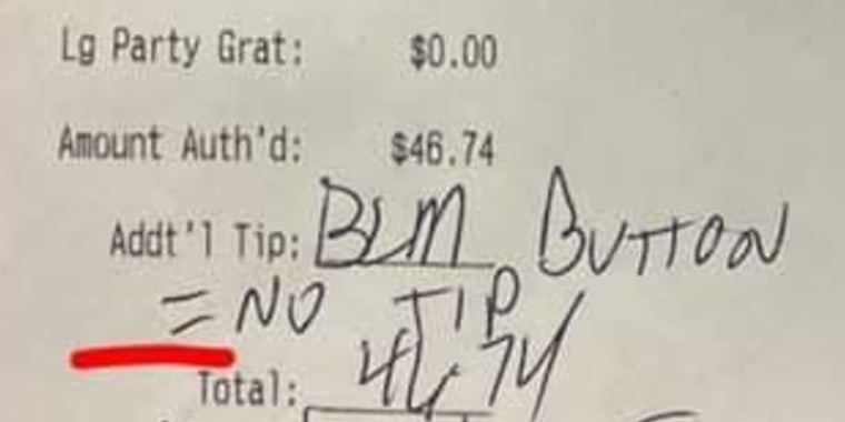 blm button no tip receipt