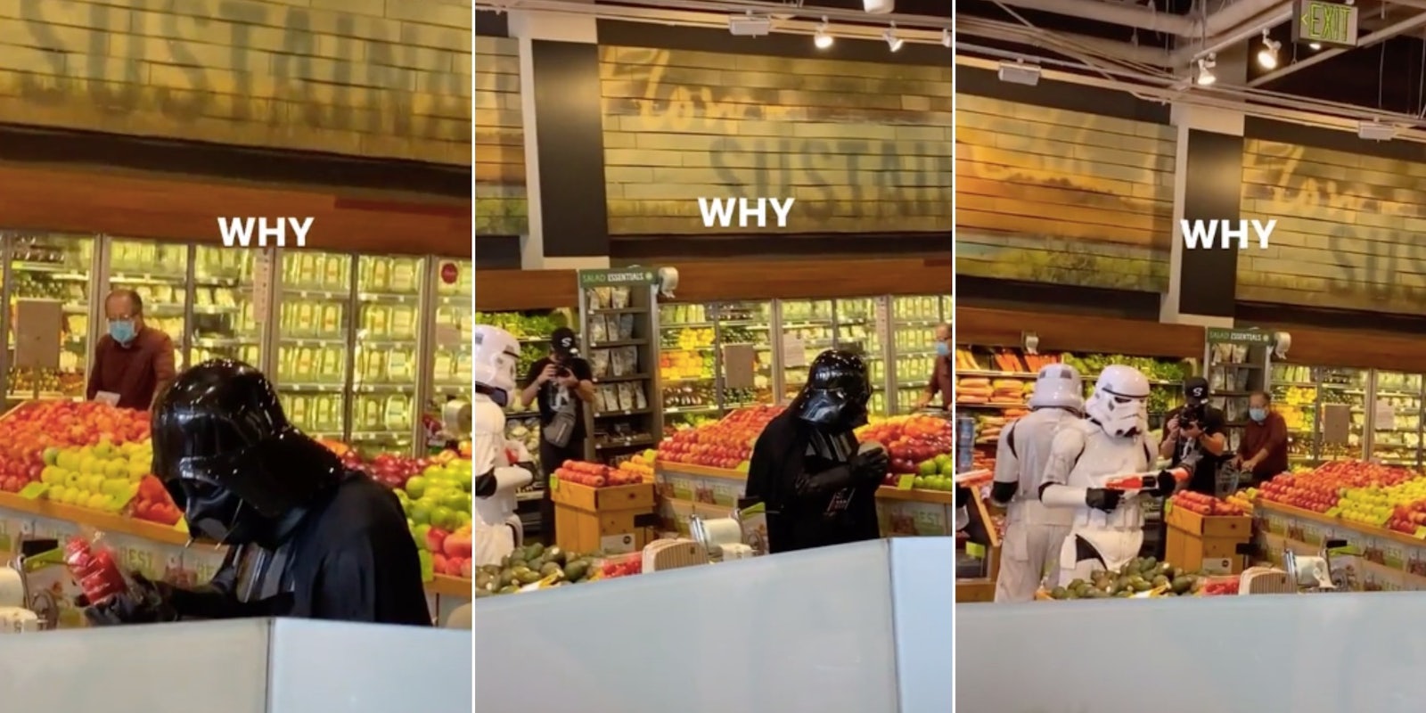 Darth Vader Whole Foods TikTok