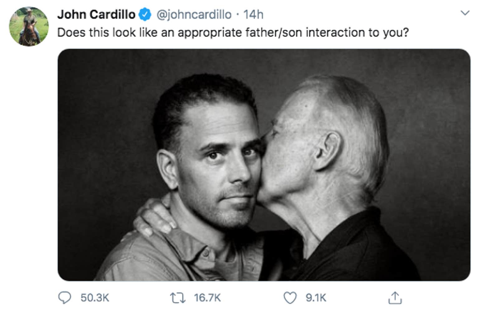Bad Tweet About Joe and Hunter Biden Is Quickly Memed