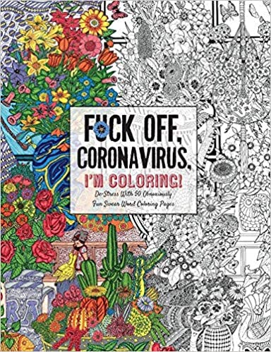 fuck off coronoa coloring book
