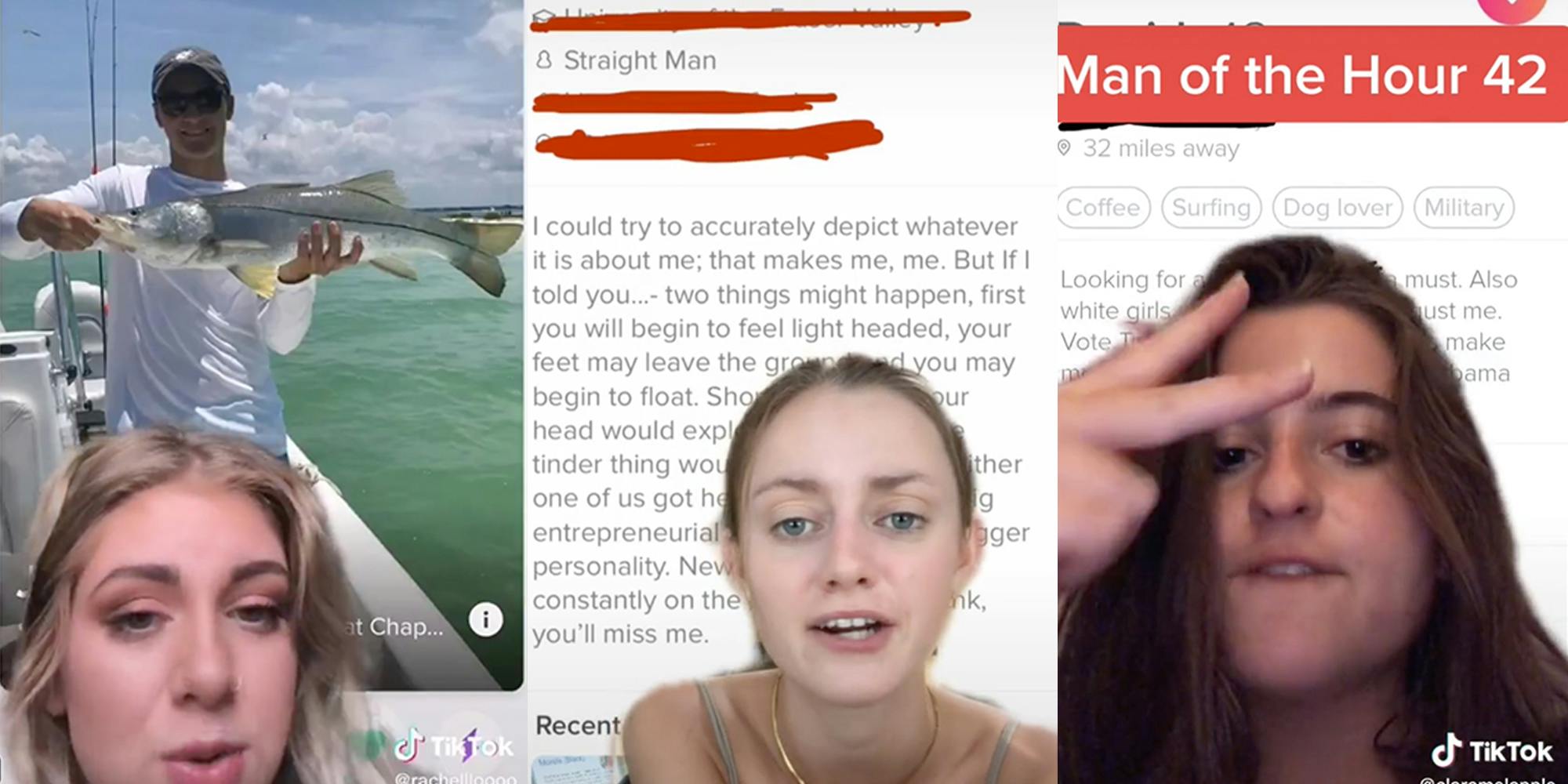 Tiktok Ladies Are Putting Men On The Spot For Cringeworthy Tinder Bios