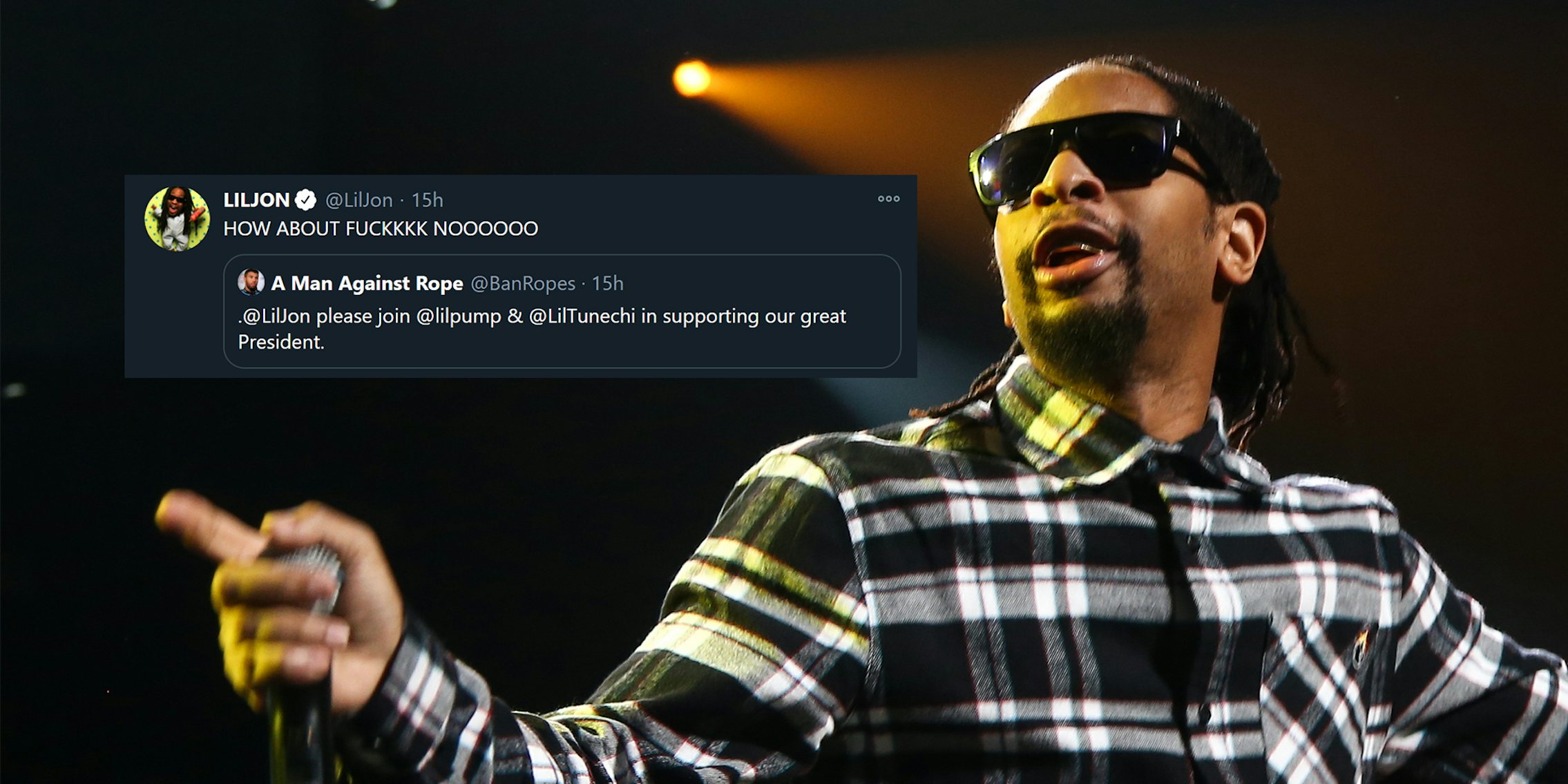 Lil Jon declines an invitation to support Donald Trump