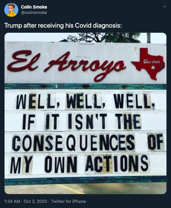 Trump coronavirus memes El Arroyo