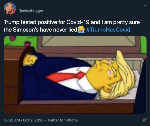 Trump coronavirus memes Simpsons