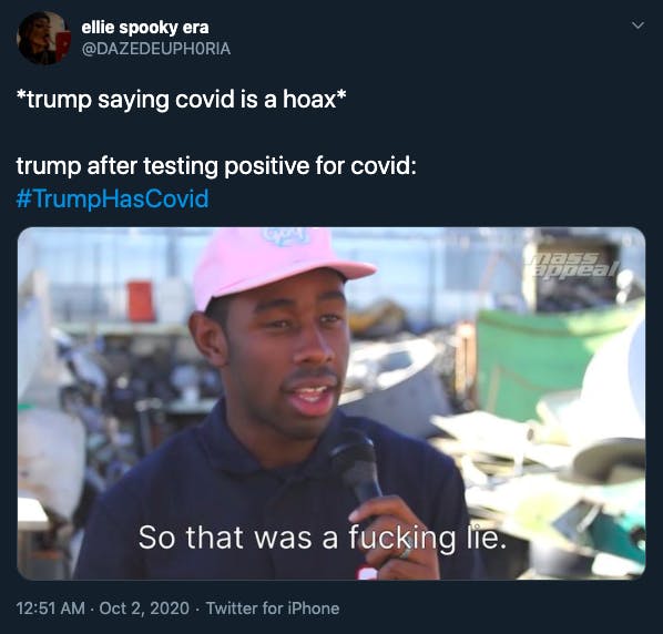 Trump coronavirus memes Tyler the Creator