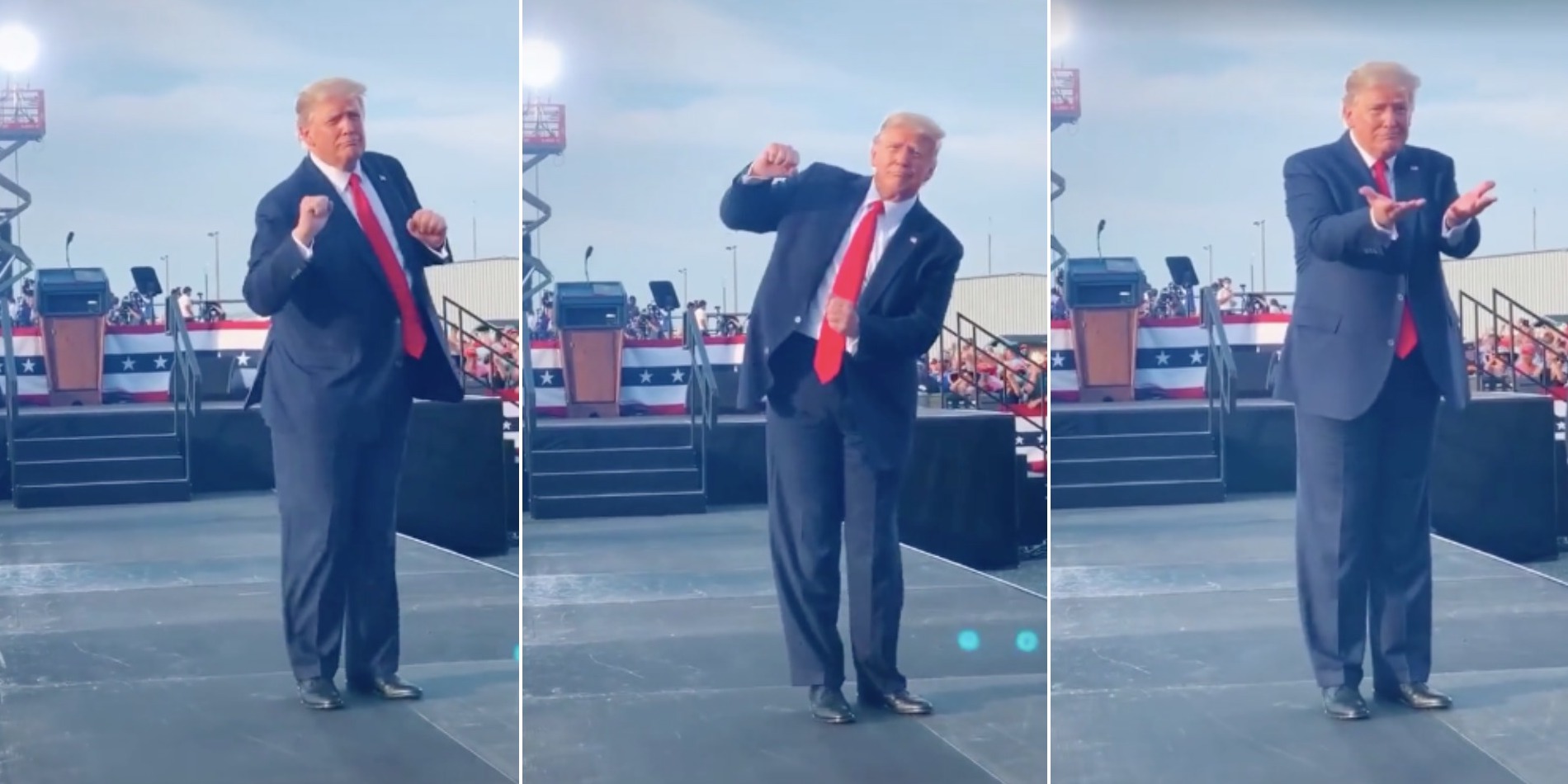 Trump S Y M C A Dance Is Now A Crunk TikTok Meme   Trump Swing Tiktok Dance Meme 