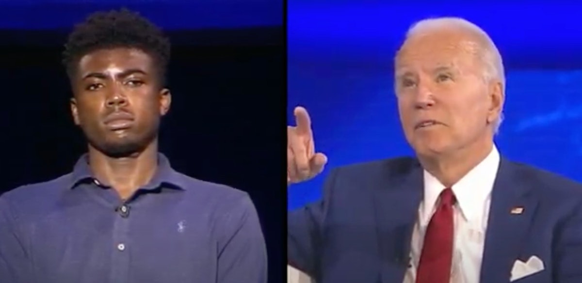 Biden is called out for 'you ain't black' comment at town hall
