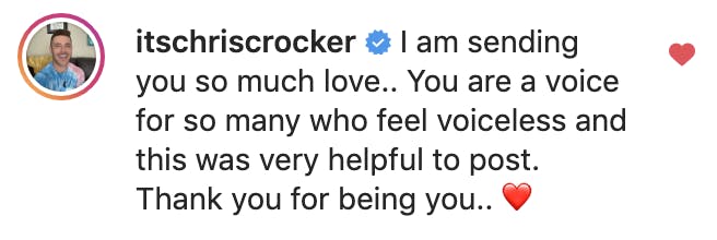 I am sending you so much love... You are a voice for so many who feel voiceless and this was very helpful to post. Thank you for being you.
