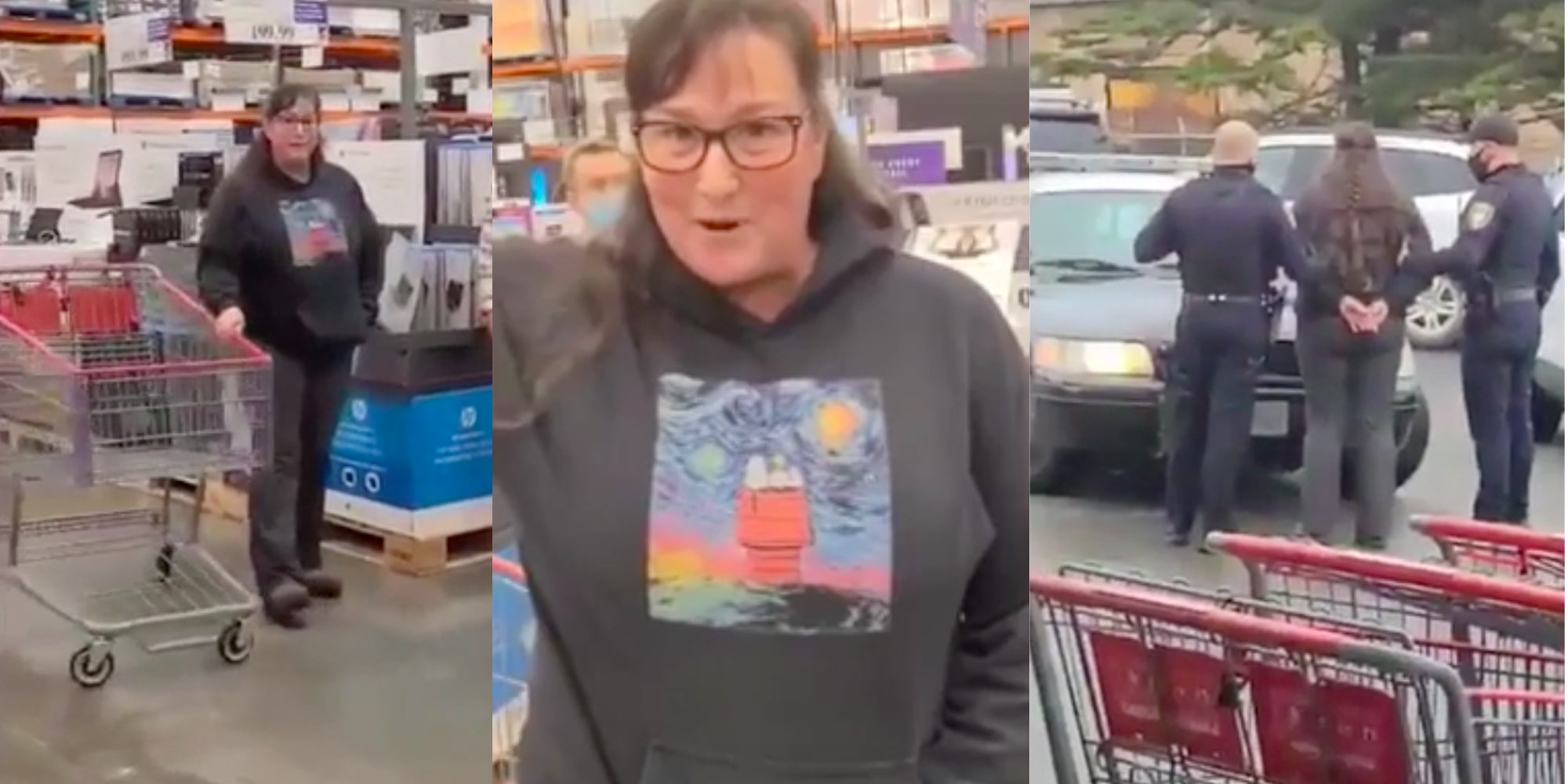 AntiMask Karen Gets Arrested at Costco