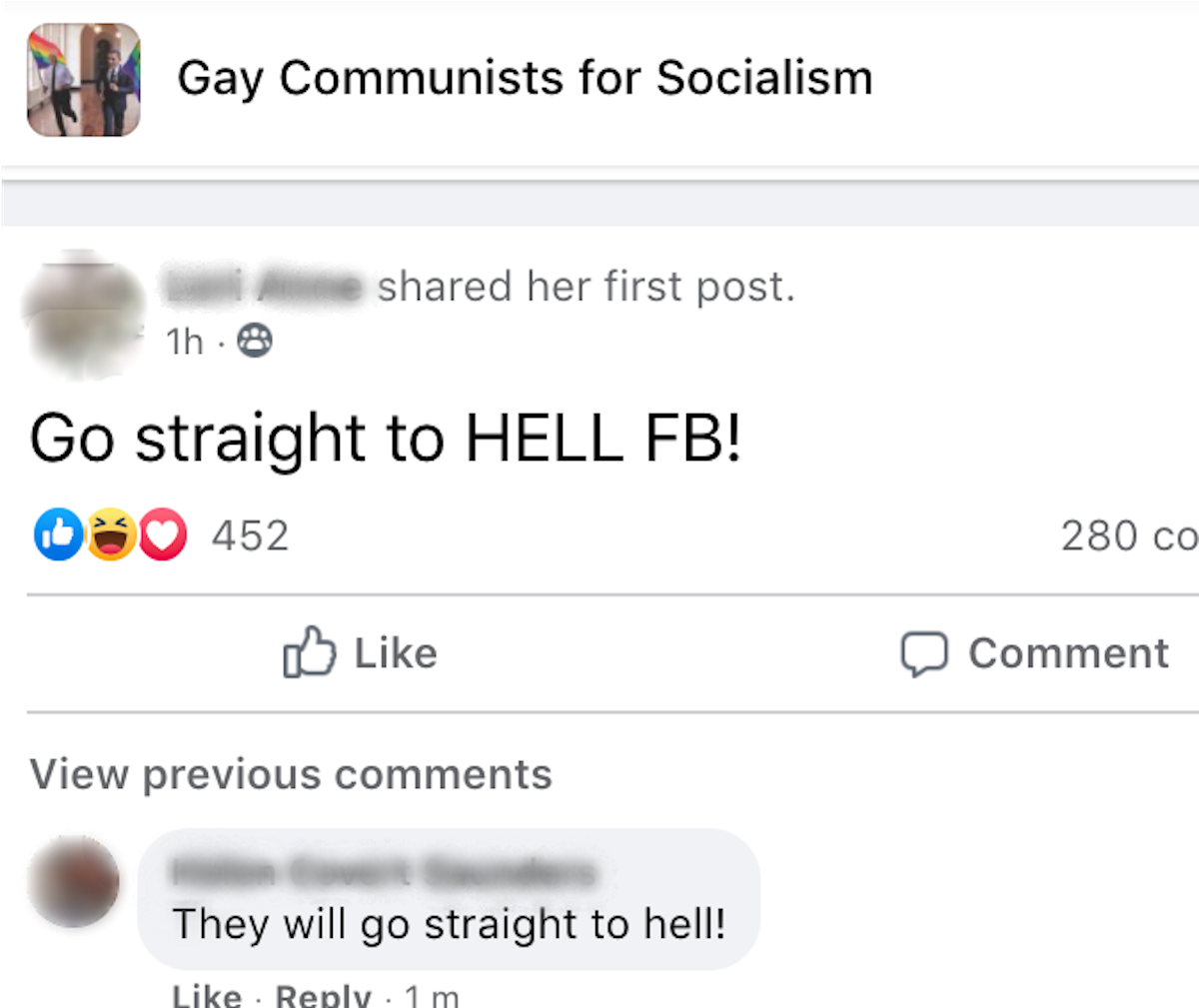 Pro Trump Page With 62k Fans Dubbed ‘gay Communists For Socialism 8000