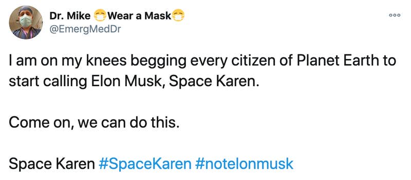 Elon Musk Blasted As Space Karen By Scientist And There Are Memes Elon Musk Blasted As Space Karen By Scientist And There Are Memes