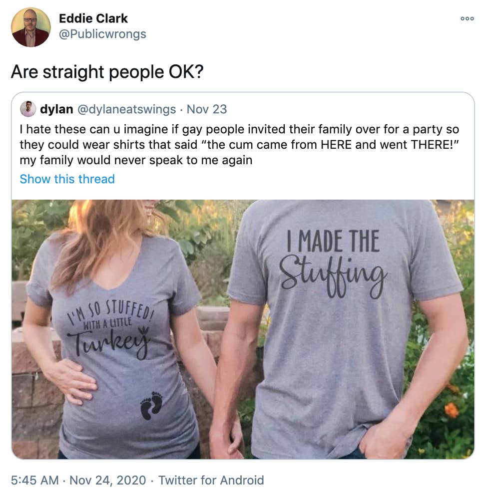 Are straight people OK?