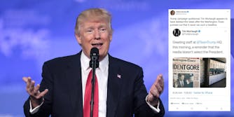 Tim Murtaugh Trump Campaign Fake Washington Times Photo Fake News Twitter