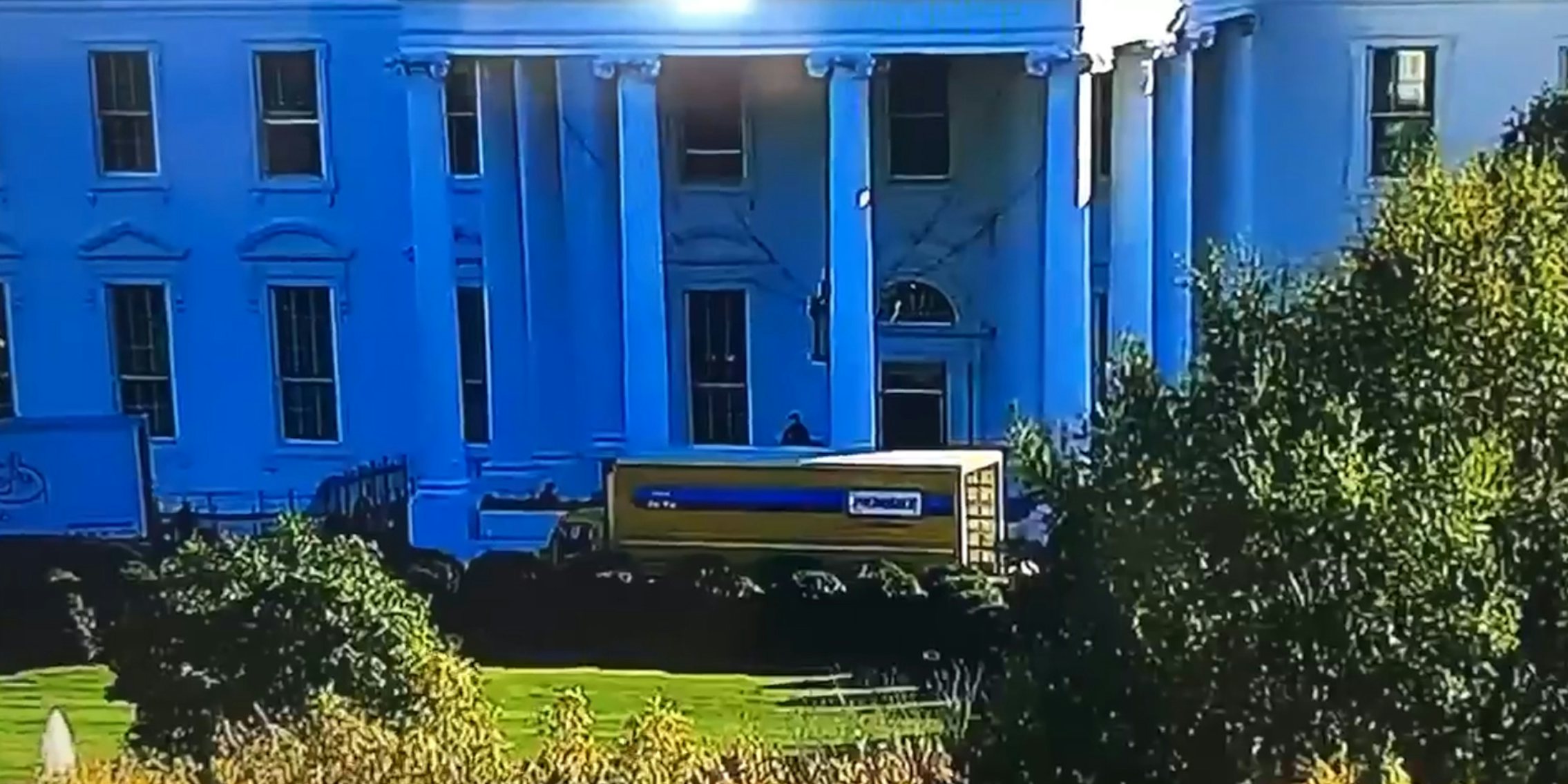 White House moving truck memes
