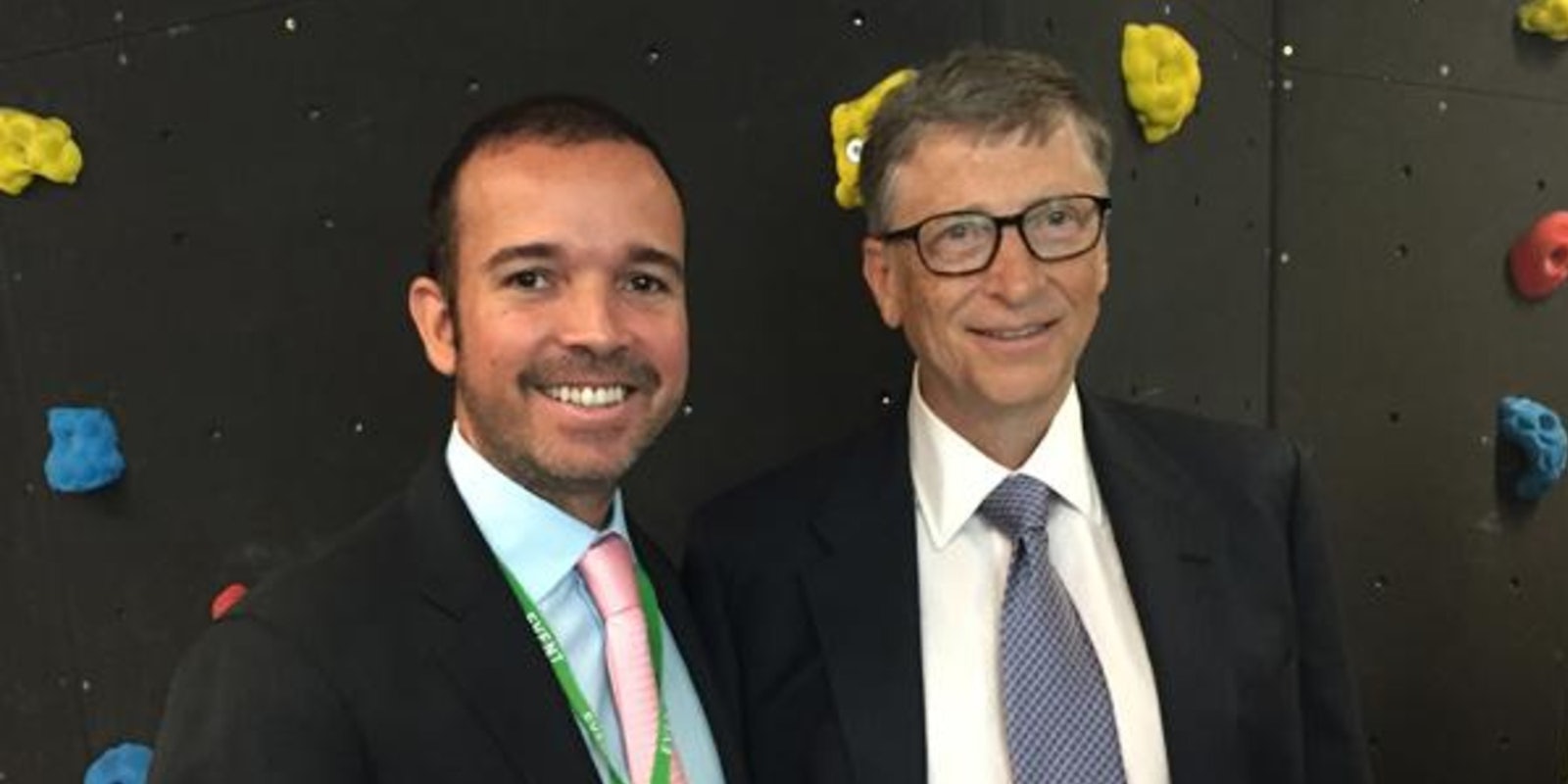 Bill Gates and the CEO of Smartmatic