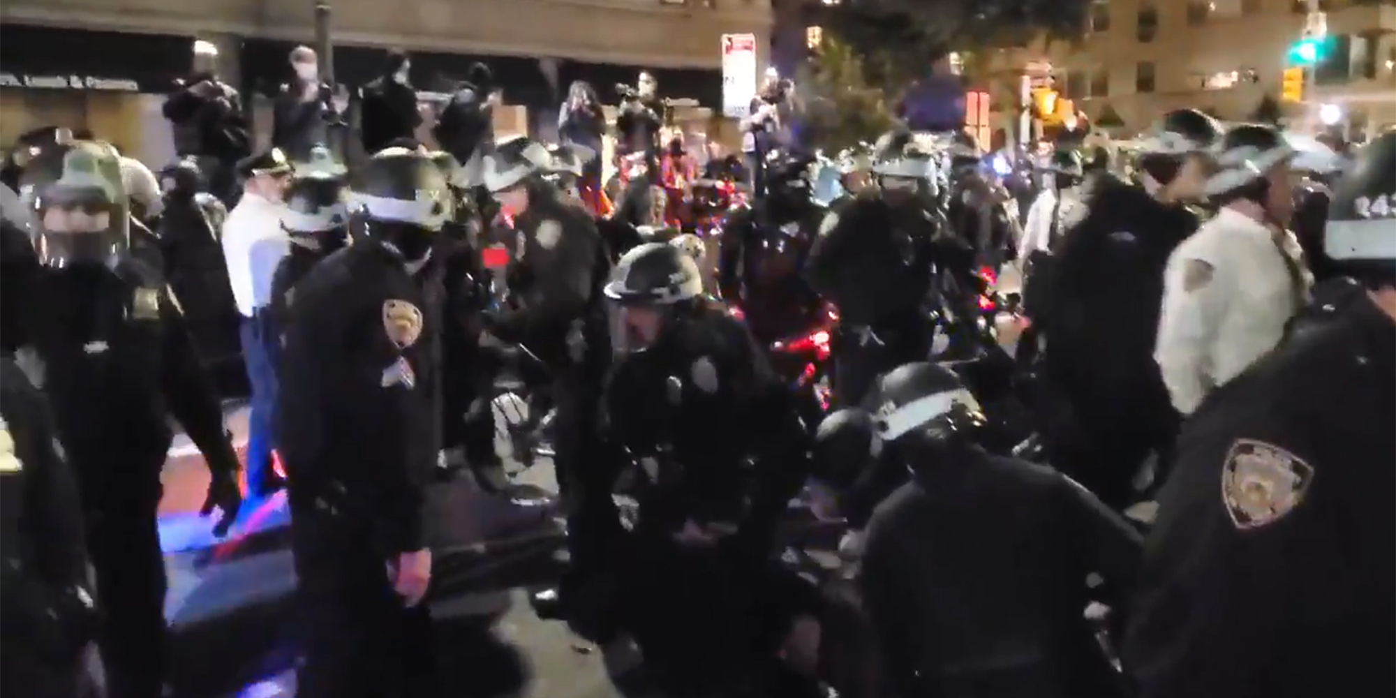 Video: NYPD Cops Arrest, Beat Protesters Chanting 'Let Us Disperse'