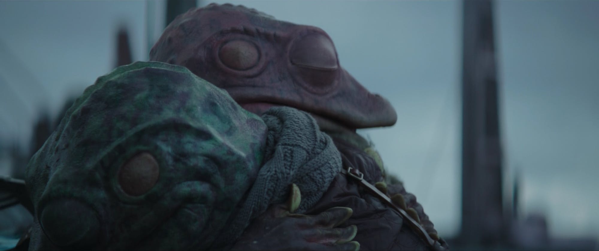 frog man scarf