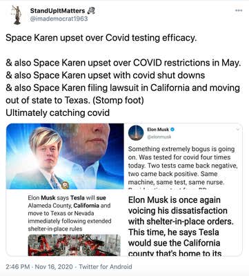 Elon Musk Blasted As Space Karen By Scientist And There Are Memes Elon Musk Blasted As Space Karen By Scientist And There Are Memes