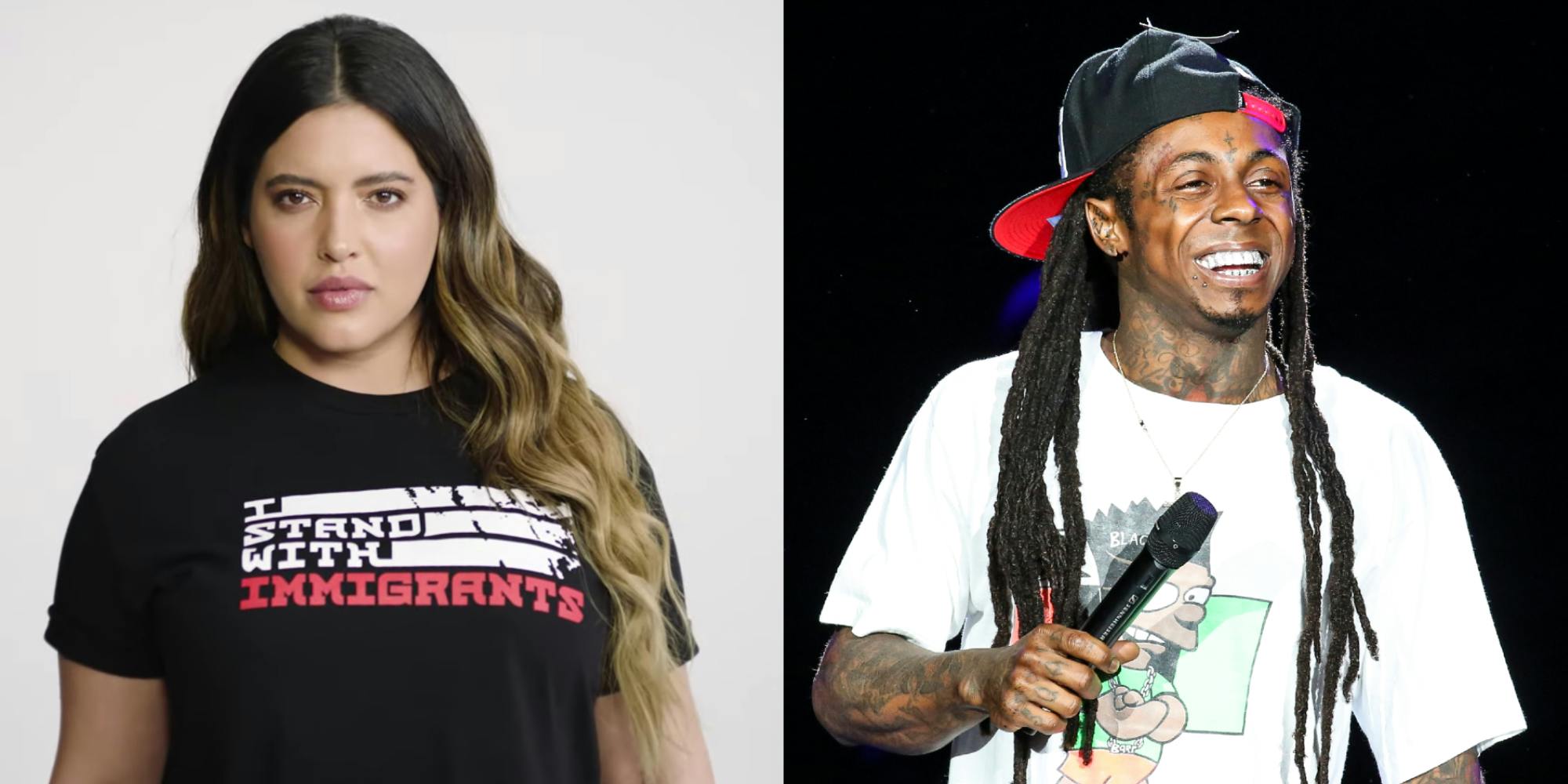 Denise Bidot Lil Waynes Girlfriend Dumps Him After He Supports Trump