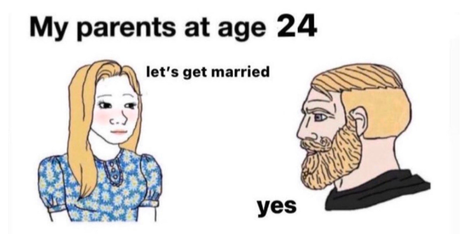 my parents at age
