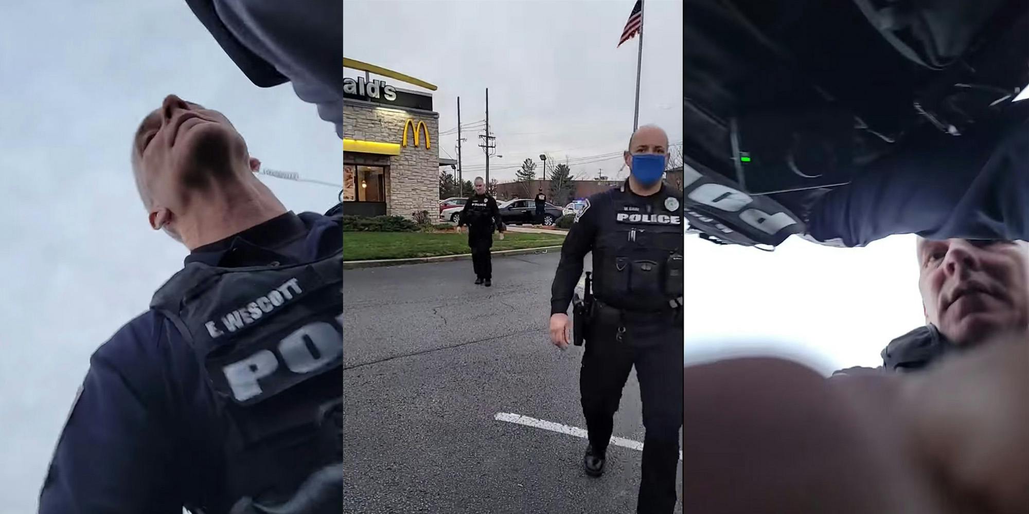 Police Officer Strikes Man Live Streaming Arrest at a McDonald's