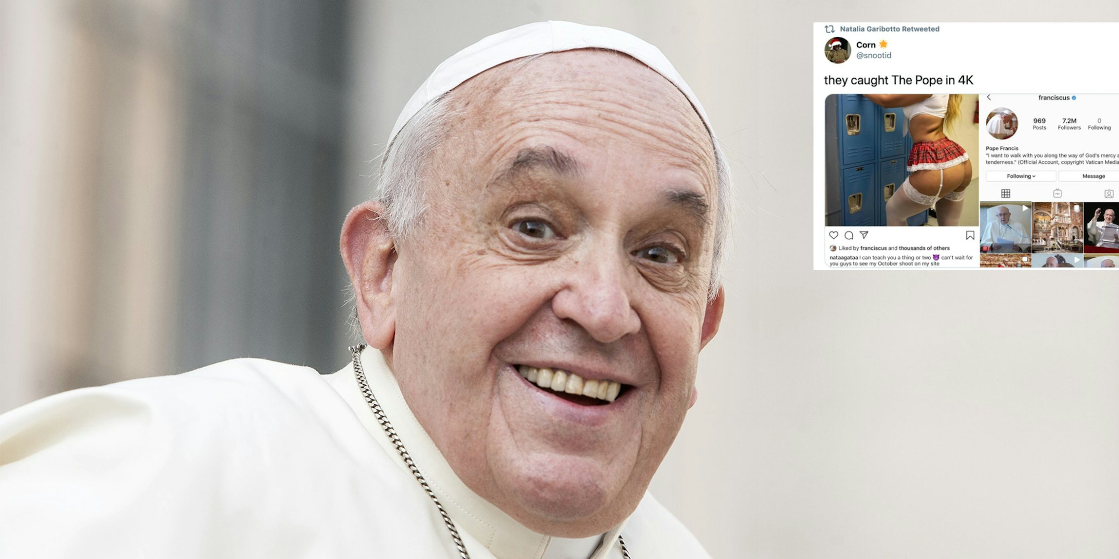 horny pope memes natalia garibotto